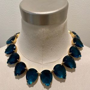 J.Crew Retail Teal Statement Necklace